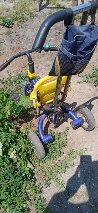 Велосипед детский с ручкой управления