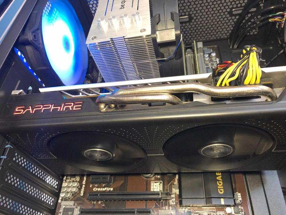 Игровой ПК Intel i7/16Gb/RX580/SSD240+500 компьютер системный блок