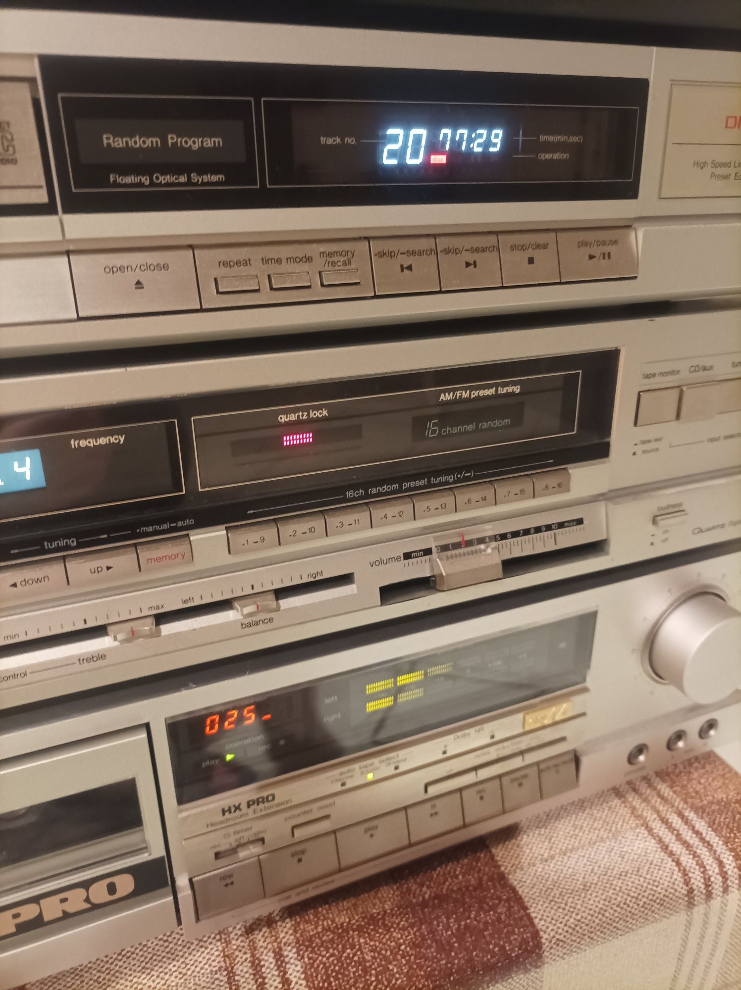 Amplituner Technics SA-190, vintage