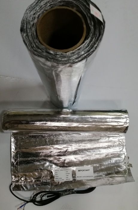 Алюминиевый нагревательный мат In-Therm Afmat под ламинат. Теплый пол