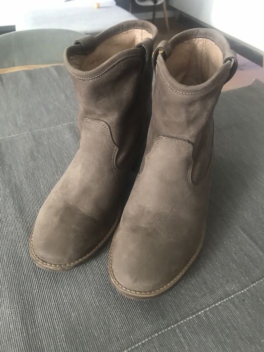 Botki 37 skora naturalna