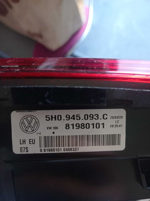 Tylne światła LED  VW Golf 8