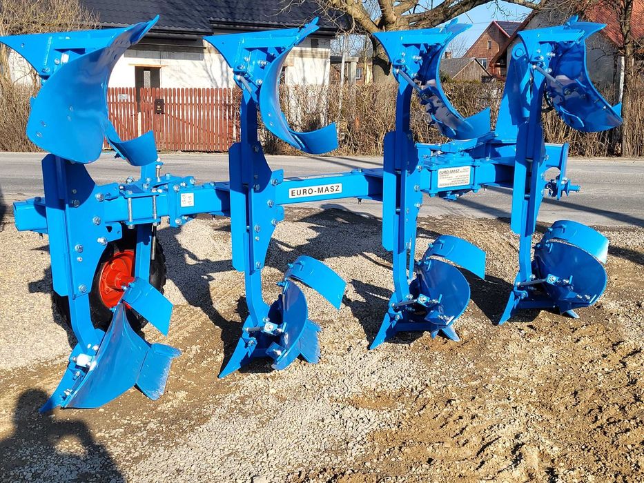 PŁUG OBROTOWY/ jednobelkowy EURO-MASZ odkładnie kvernalend 18" kołek