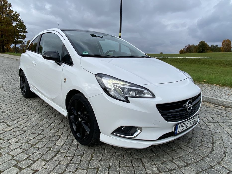 Opel Corsa E OPC Line 1.4 ben Led Black&White z DE Zarejestro w Polsce