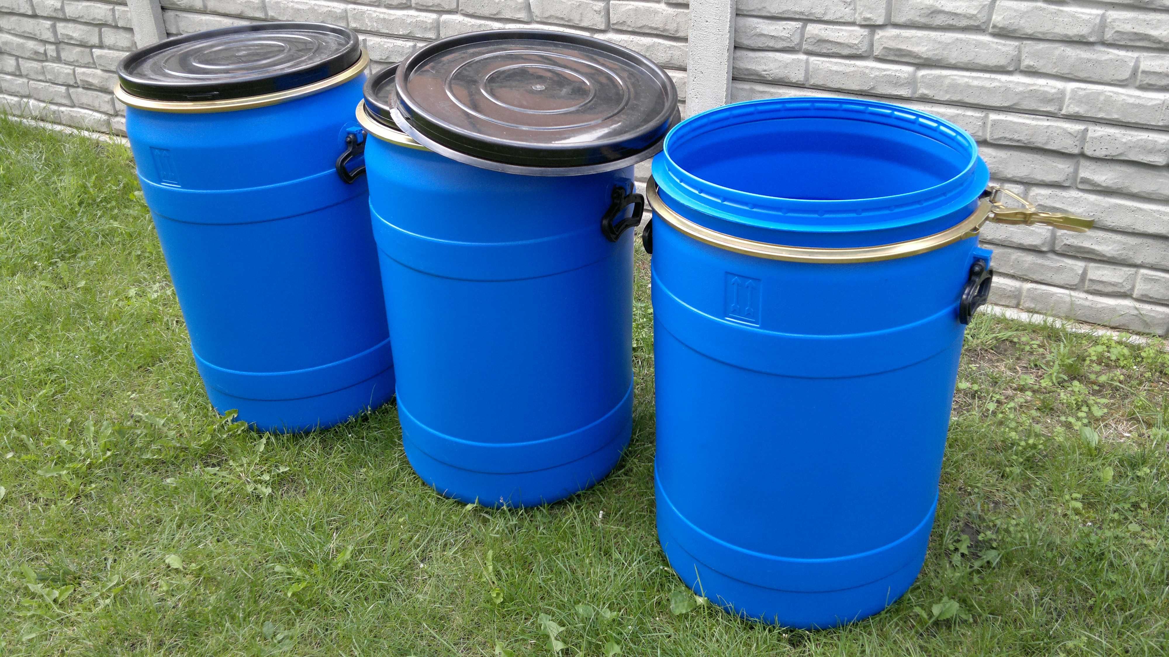 Beczka plastikowa 100l stan jak nowa z deklem atest