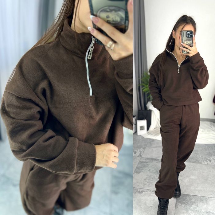 Теплый костюм женский флисовый/костюм флісовий жіночий