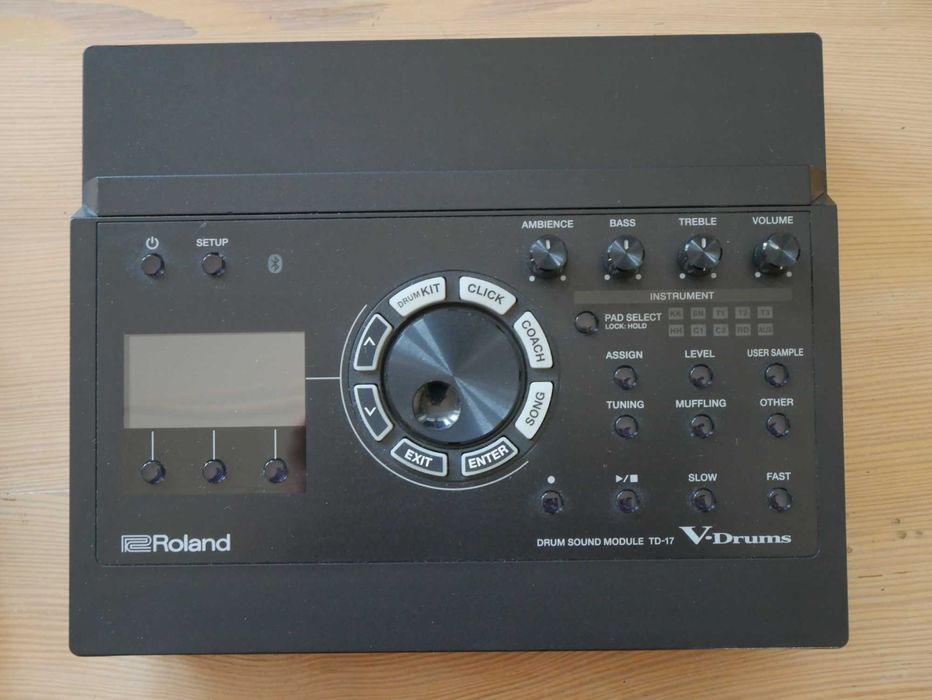 Moduł ROLAND TD-17, kable, uchwyt, karta SD