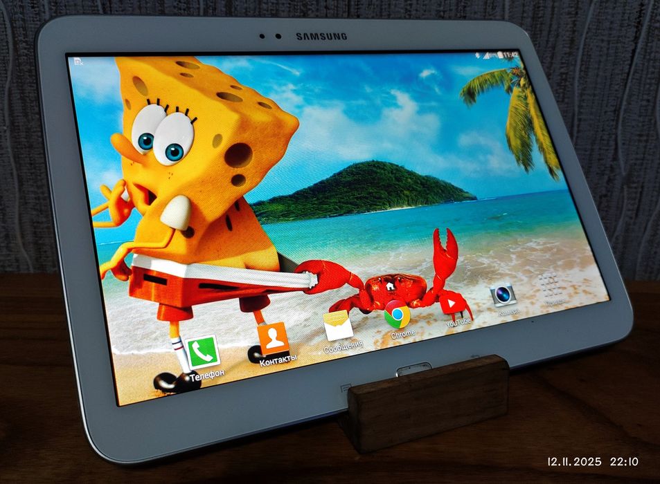 Планшет 10 дюймов Samsung Galaxy Tab на 1 сим 4G LTE 2/16 + чехол