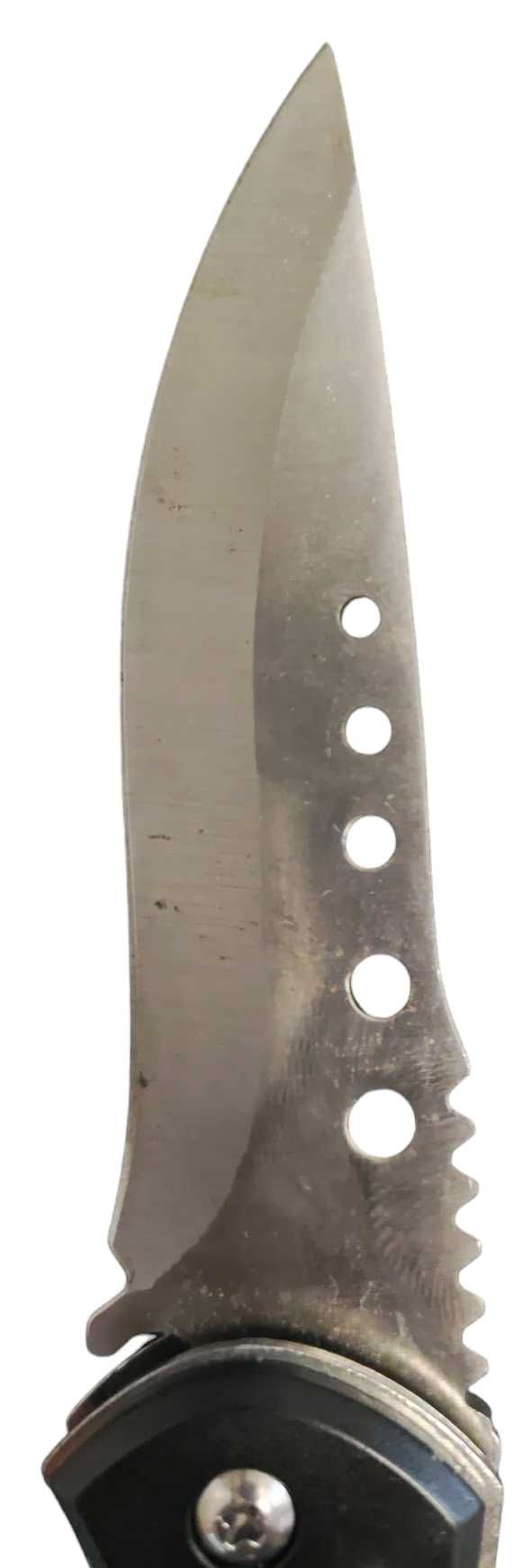 Nóż sprężynowy stainlles steel survival / Nowy Lombard / TG