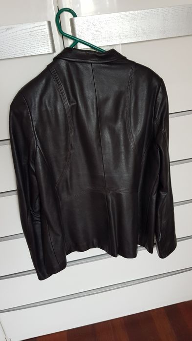 Кожаный пиджачек. Чёрный шоколад.