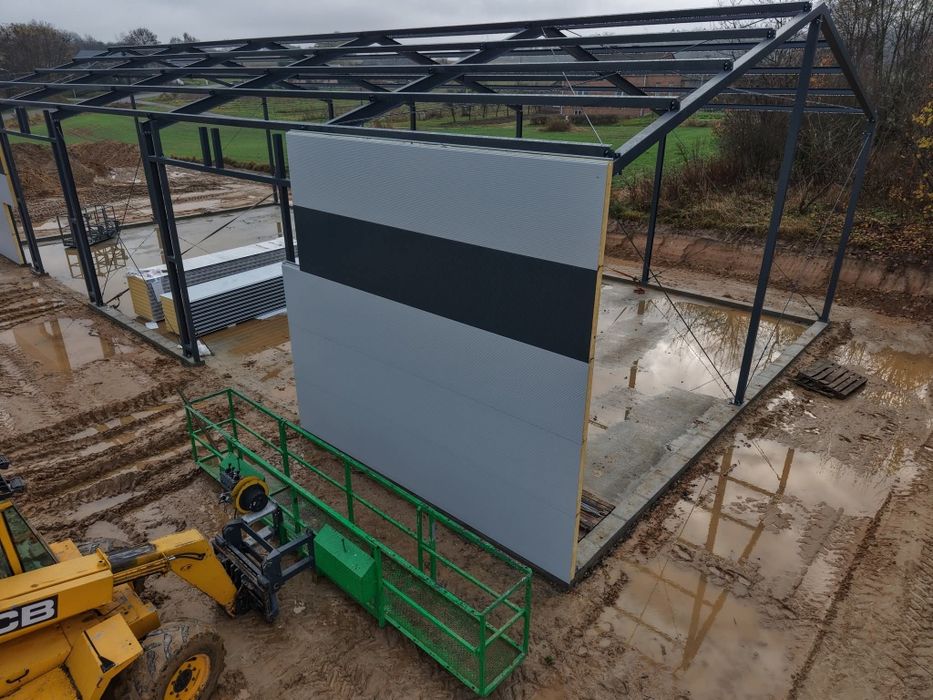 Konstrukcja stalowa hali, wiata rolnicza, magazyn zbożowy, hala