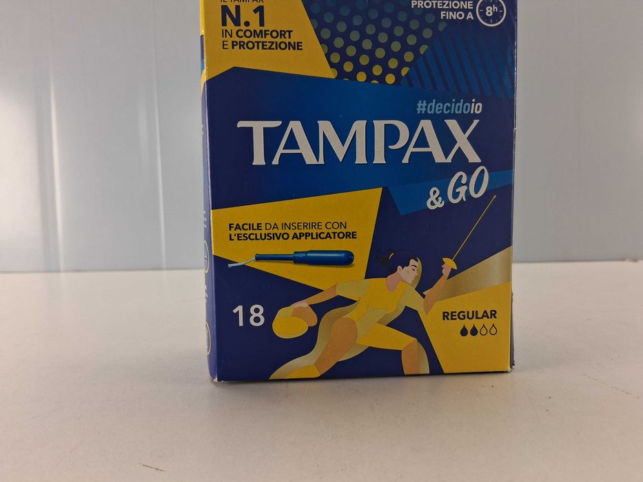 K144 Tampax & Go Tampony Z Aplikatorami 18 Sztuk Regular