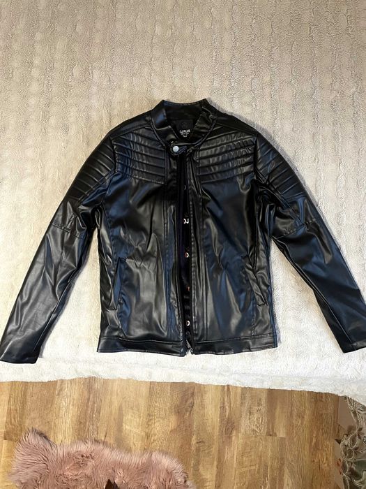 Чоловіча куртка з еко шкіри