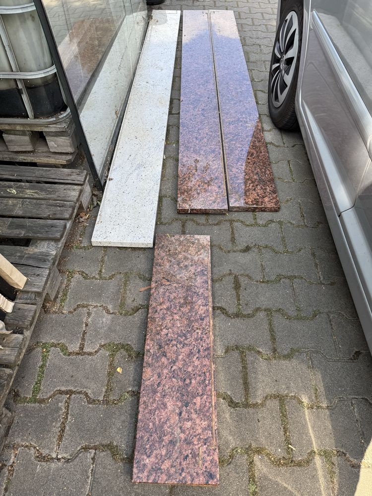 Parapety zewnetrzne/wewnetrzne granitowe