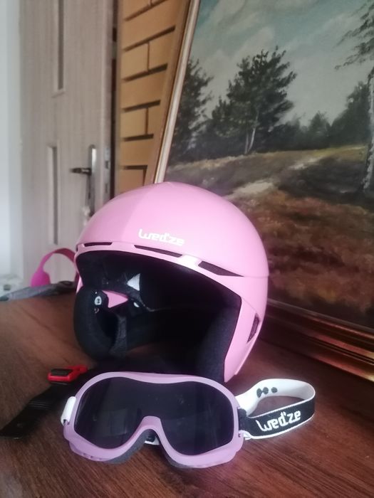 Kask + gogle narciarskie dziecięce