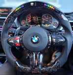 VOLANTE BMW FORGED CARBONO + LED Personalizável