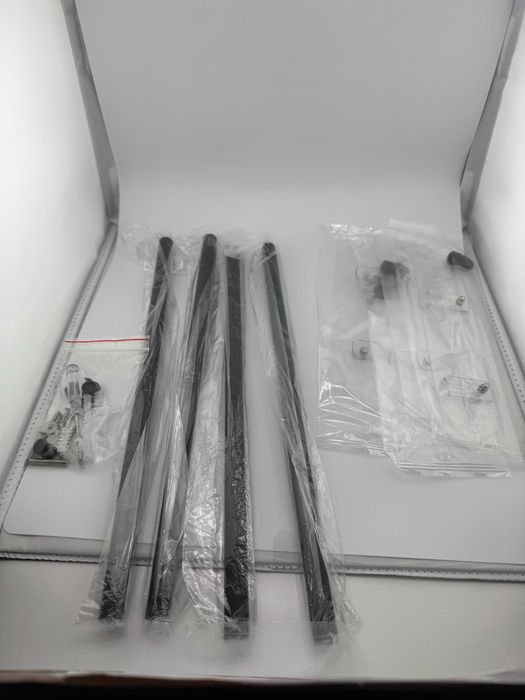 Półka wieszak czarny 3 półki łazienkowy