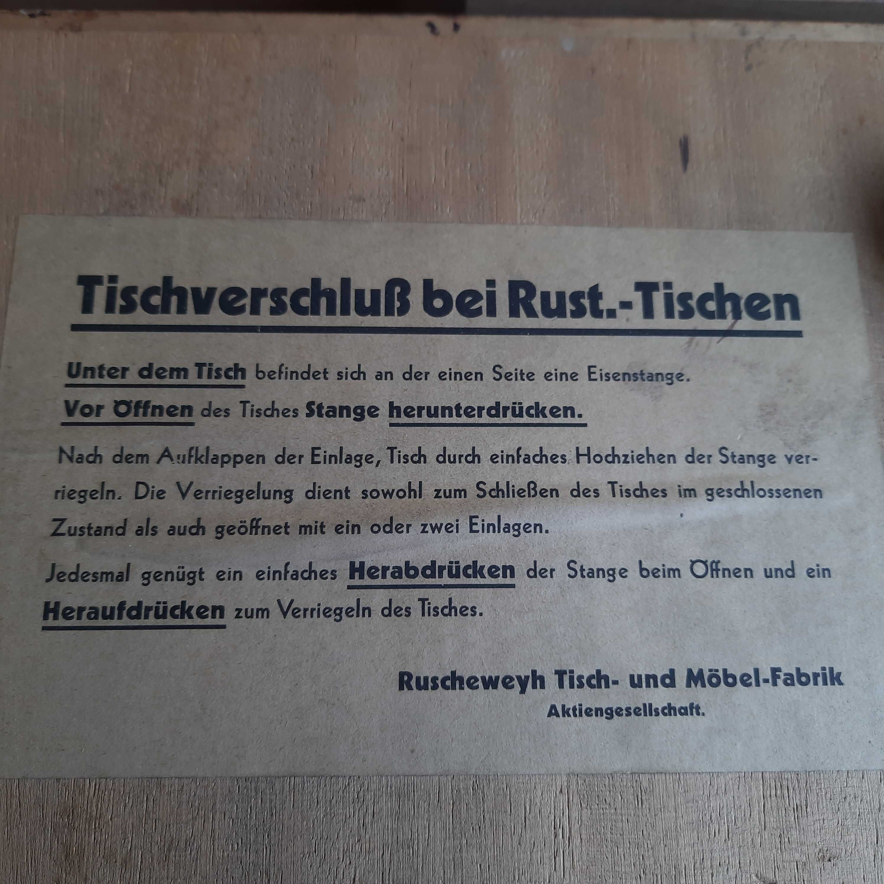 komplet stół okrągły rozkładany  + 4 krzesła Ludwik / 927