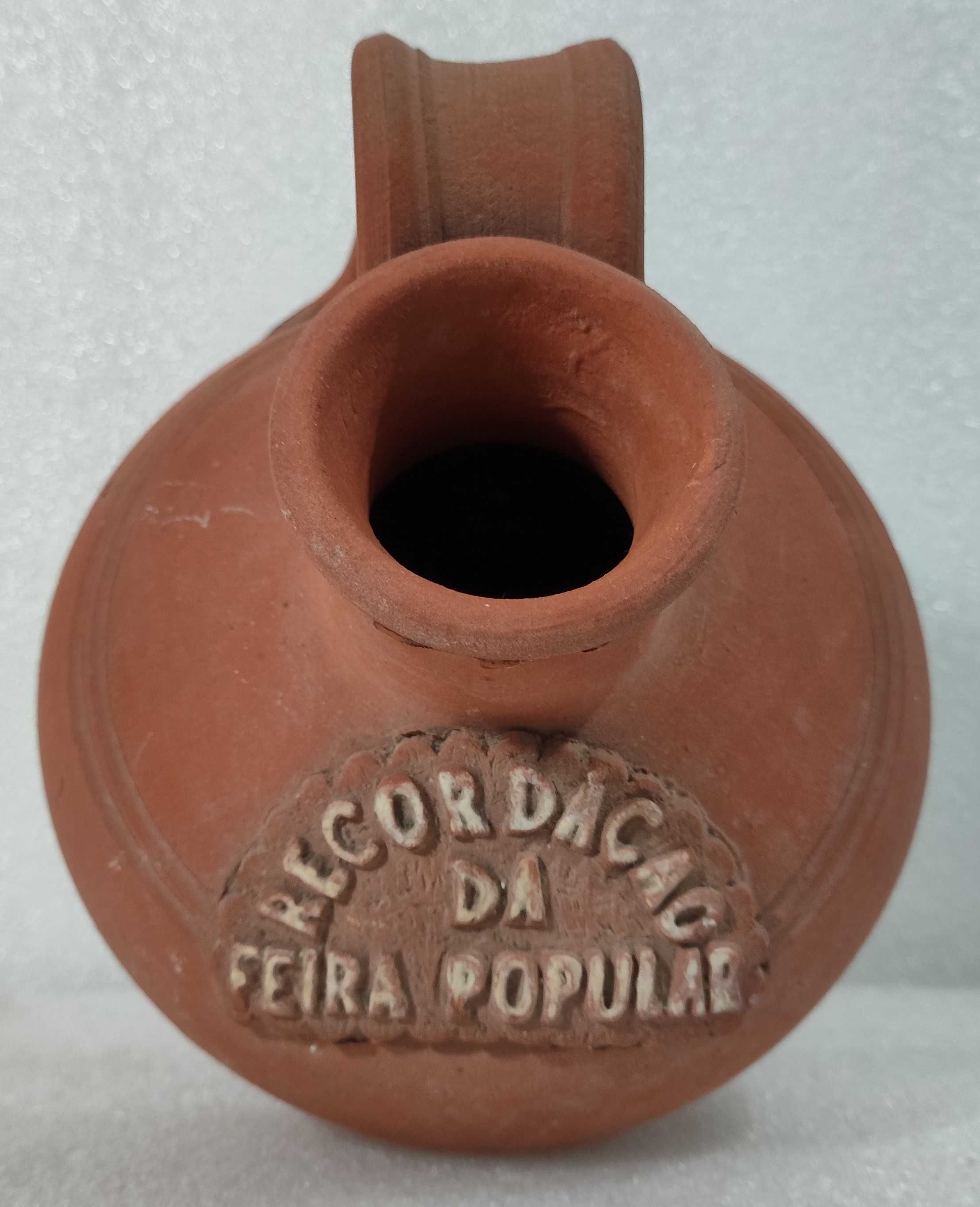Cântaro bilha em barro Recordação da Feira Popular
