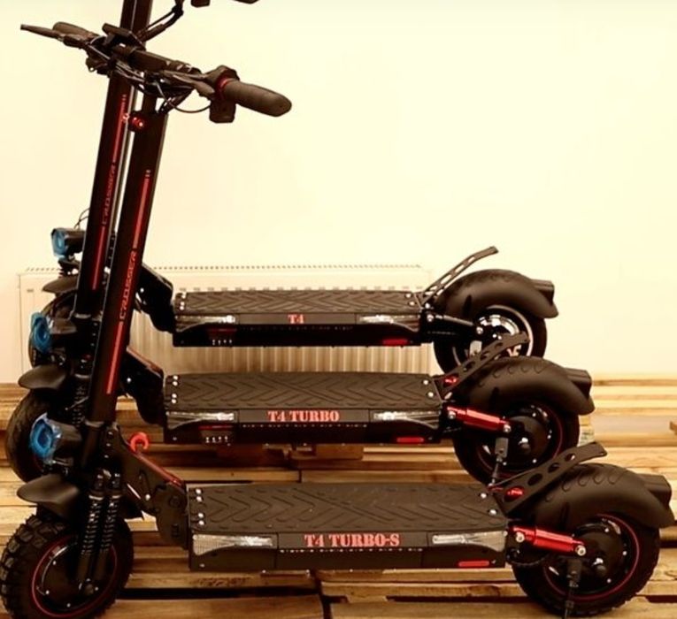 ꧁ХИТ ЦЕНА‼️ Электросамокат Crosser T4 Turbo АКЦИЯ T4 PRO Черный Жми꧂