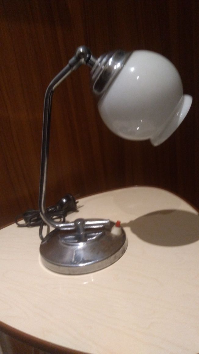 Lampka Art deco nocna biurkowa