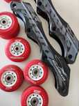 Szyny Rollerblade Fusion X3 UFS + kółka Powerslide FSK 80mm freeskate