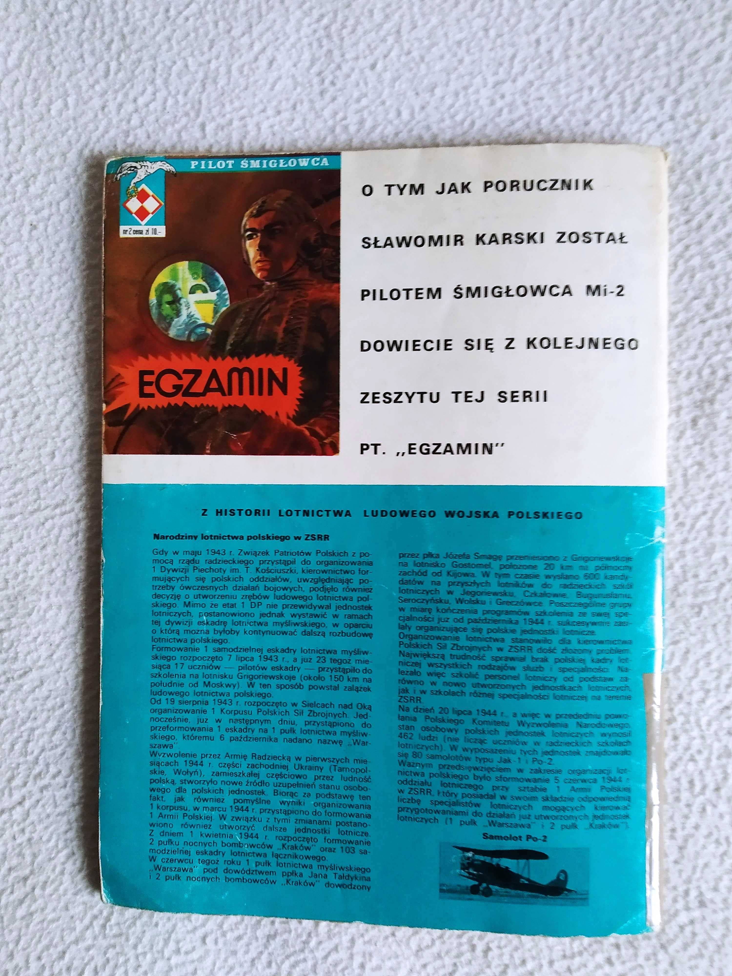 Pilot Śmigłowca - Oryginalny Komiks nr 1 (1975) "Na ratunek".