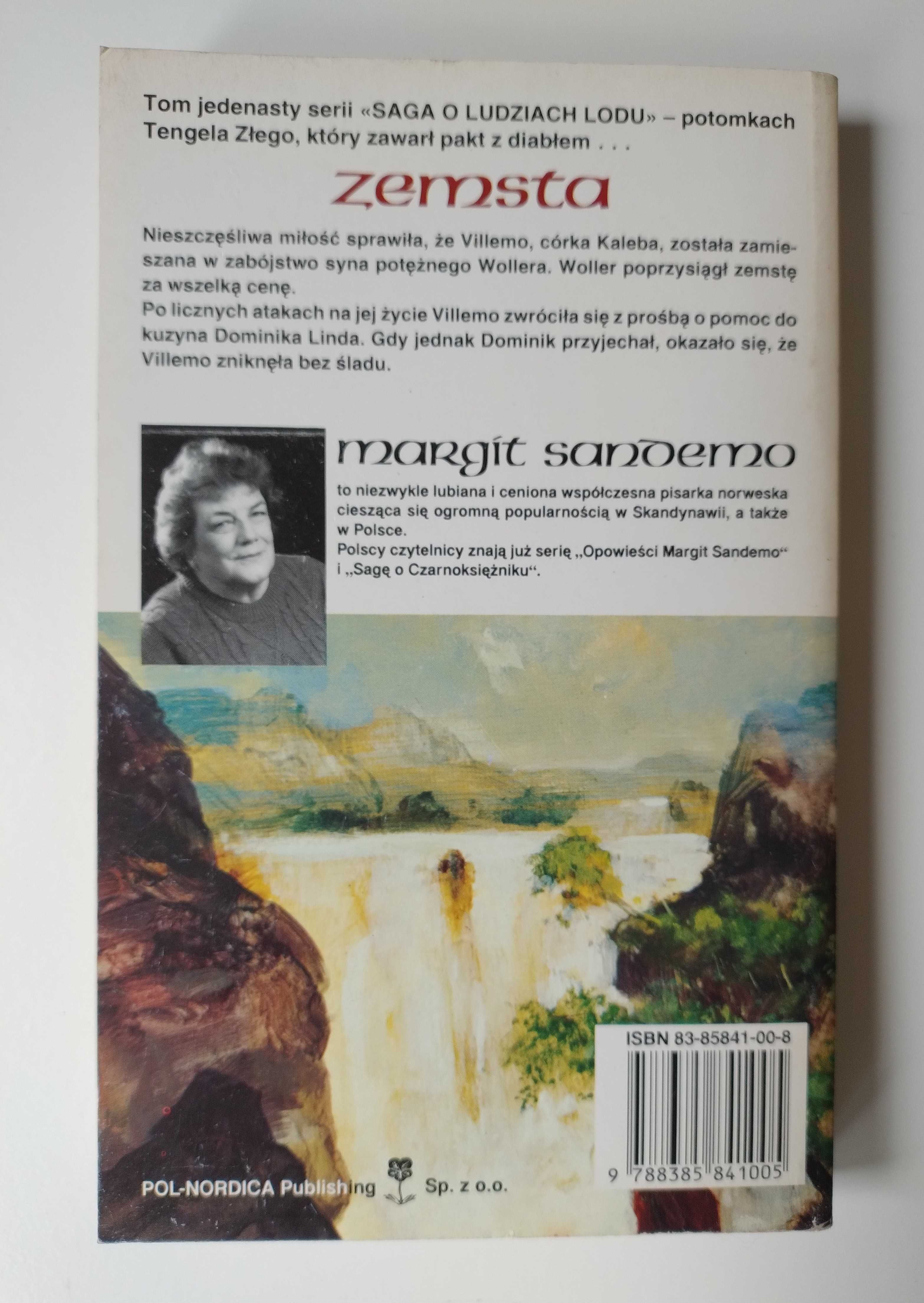 Tom 11 ZEMSTA Saga o ludziach lodu Margit Sandemo książka stan bdb
