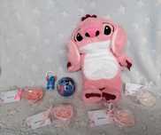 Zabawki Stitch Angel oddychająca przytulanka brelok Stich jajko niespo