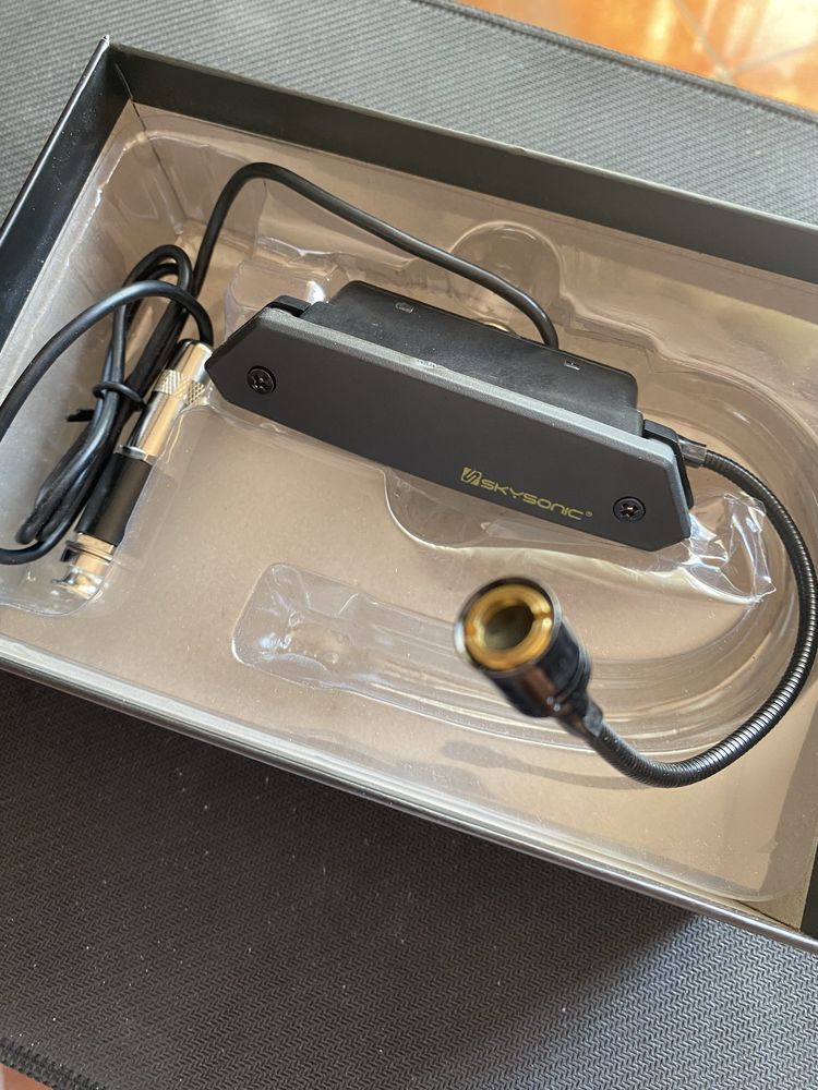 Captador Ativo Skysonic T-902 p/ Guitarra Acústica (com Mic E7T6)
