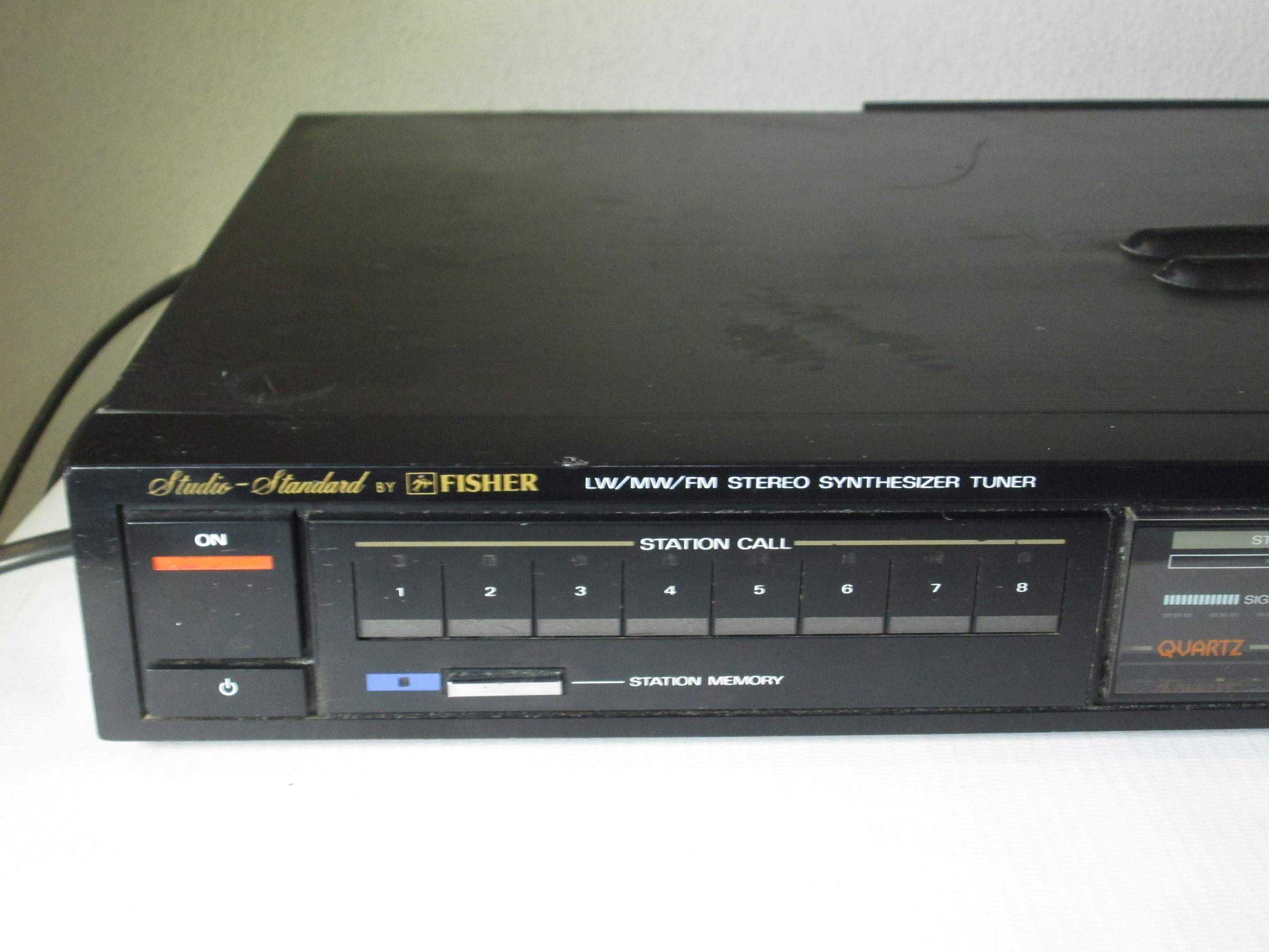 Fisher FM-274 tuner Studio Standard BLUE LINE błękit - vintage 1985