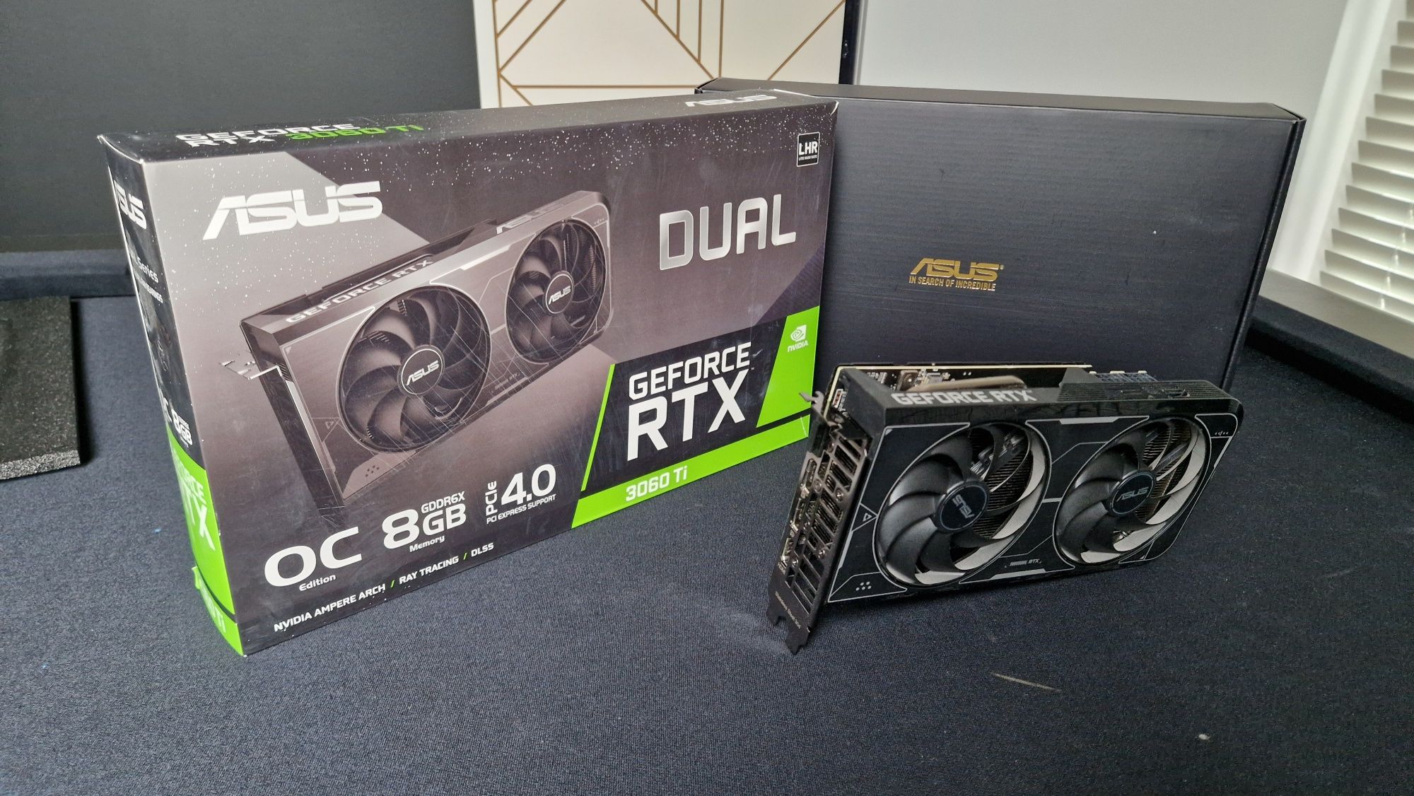 Asus RTX 3060 Ti GDDR6X Dual Gaming 8GB OC LHR