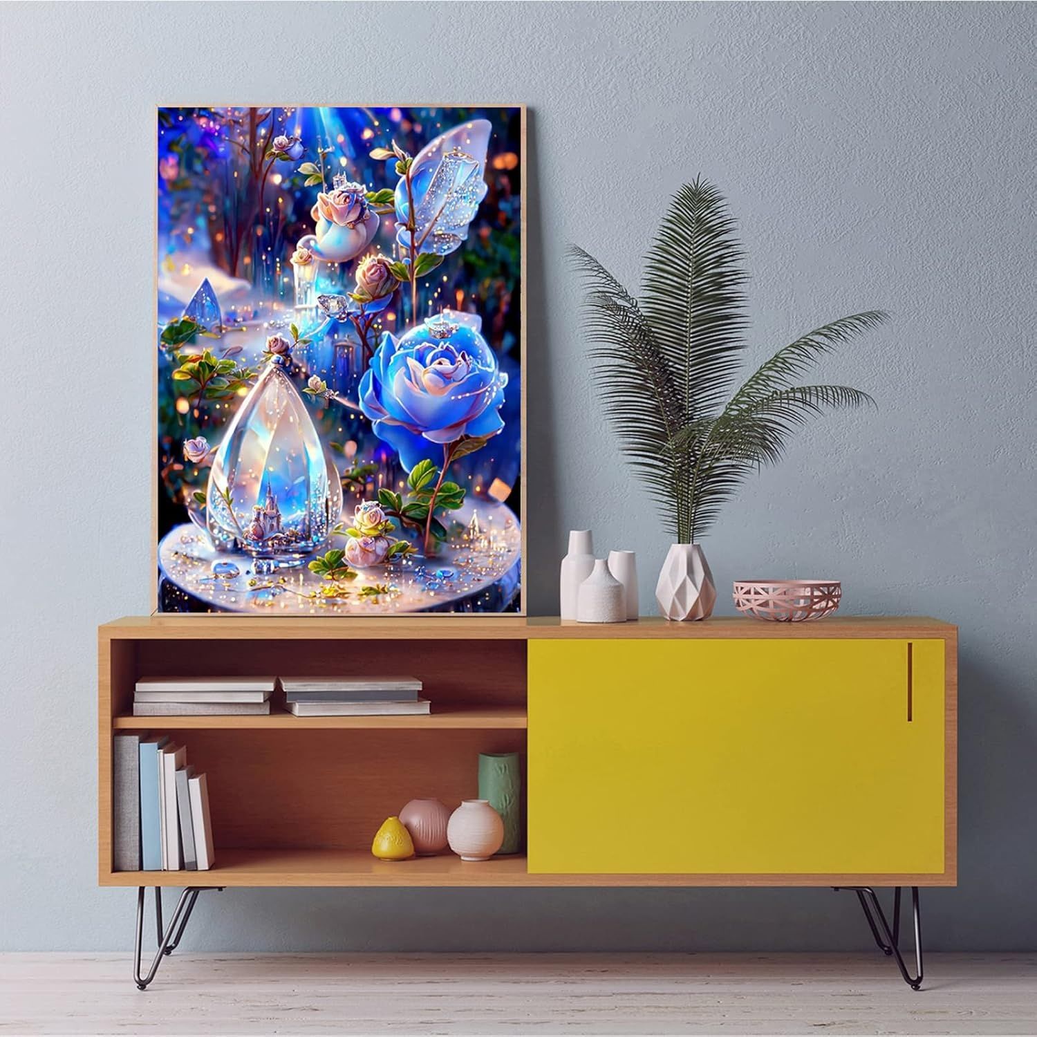 Haft Diamentowy Mozaika Diamenciki Do Przyklejania Rose Flower Róża