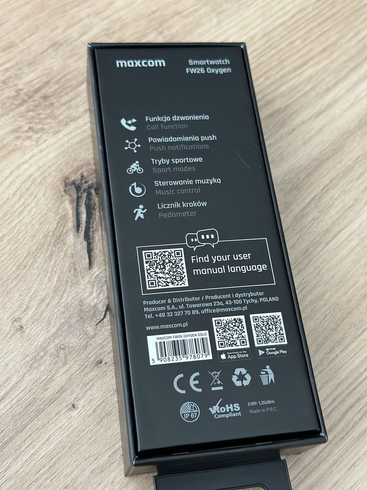 Smartwatch maxcom FW26 oxygen pro