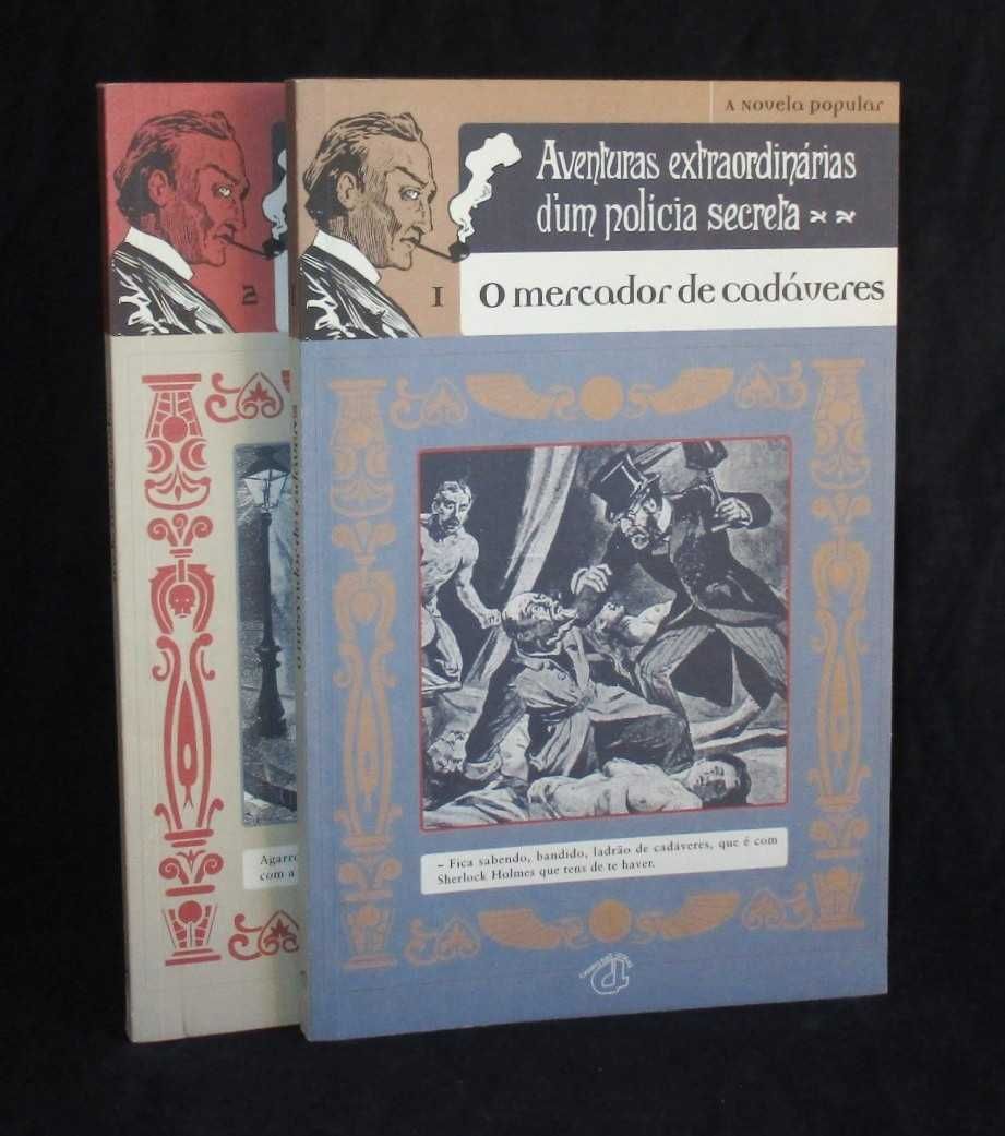 Livros Aventuras extraordinárias d'um polícia secreta 2 volumes