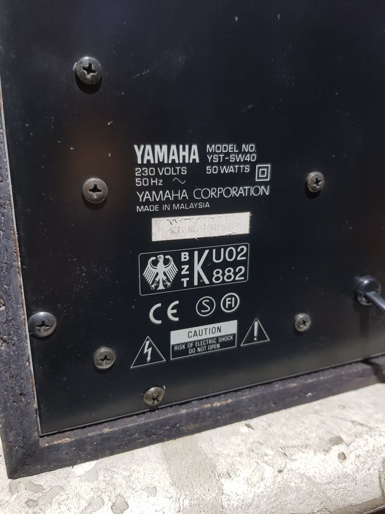 Активний сабвуфер YAMAHA YST-SW40, потужність 50 Вт, б/у з Німеччини.