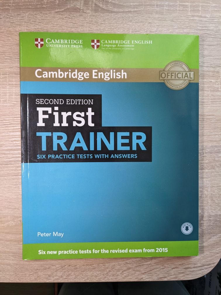 First Trainer, FCE книга, підготовка до екзамену