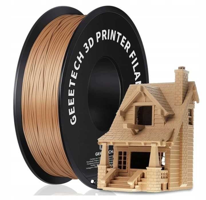 PLA нить Geeetech 1,75 1кг дерево, пластик, филамент для 3D принтера