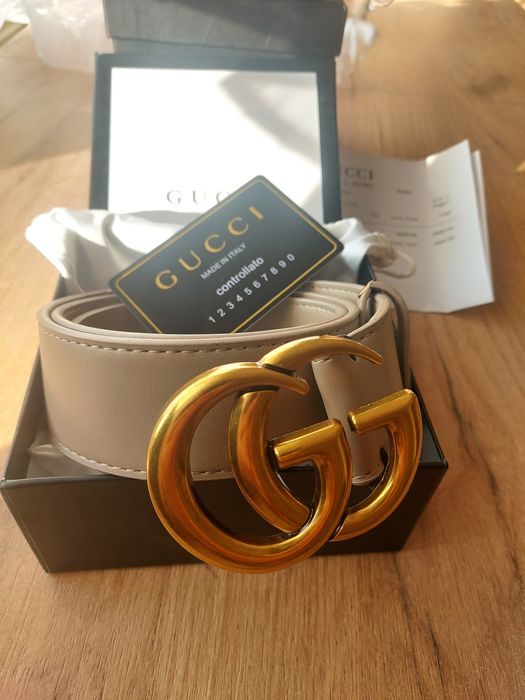 Pasek Gucci,klamra GG