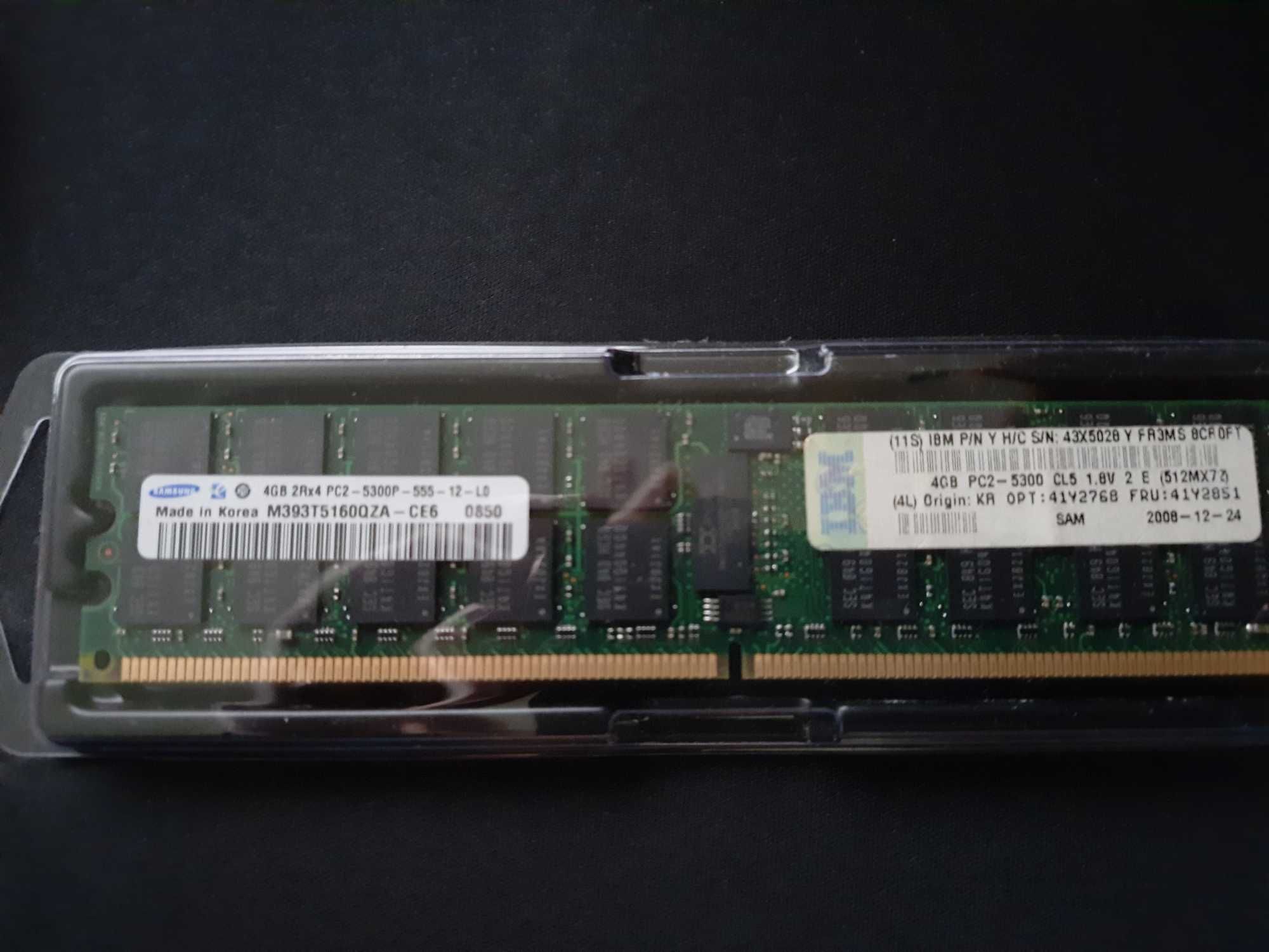 DIMM 4GB DDR2 667 PC2-5300 CL5 ECC