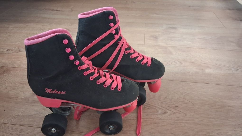 Wrotki Powerslide Melrose czarno różowe 38