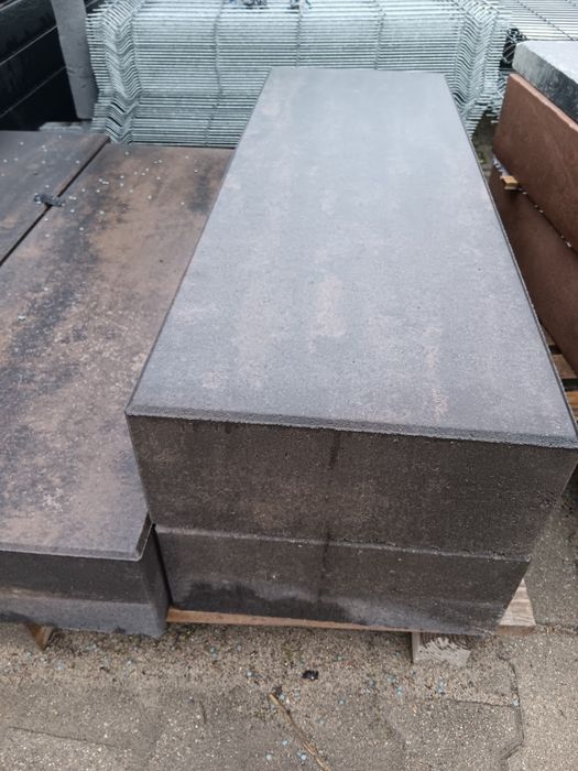 Stopień betonowy Bruk-Bet  100x35x15 cm kalcyt brązowy