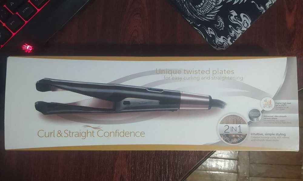 Стайлер 2 в 1 Curl & Straight Confidence