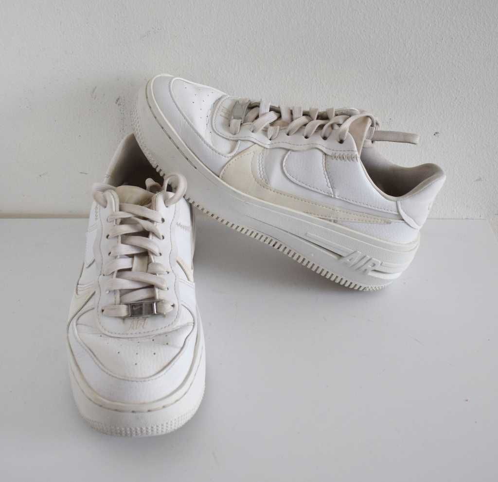 Nike Buty Air Force 1 sneakersy białe skórzane 36 ,5 af1 skórzane