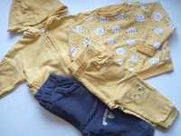 Dziewczęcy zestaw cool club smyk 80-86 komplet dresy bluza i spodnie