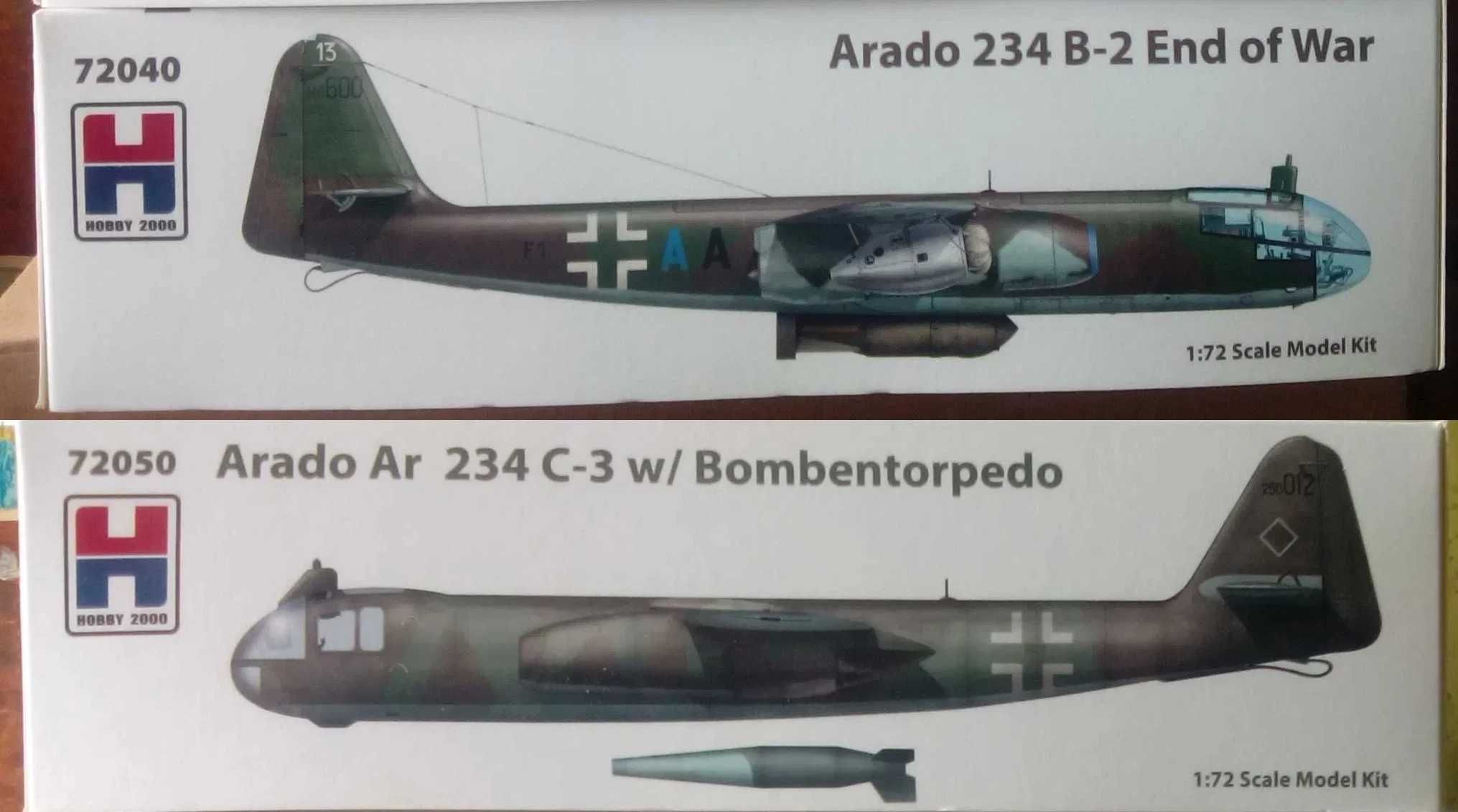 Сборная модель 1/72 Arado Ar 234 фирмы Hobby2000(Dragon)