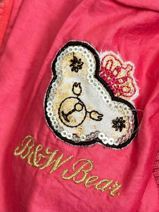 Dwustronna kamizelka bezrękawnik 140 różowy