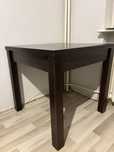 Stół kuchenny ikea wenge 80x80 cm ciemnobrązowy rozkładany