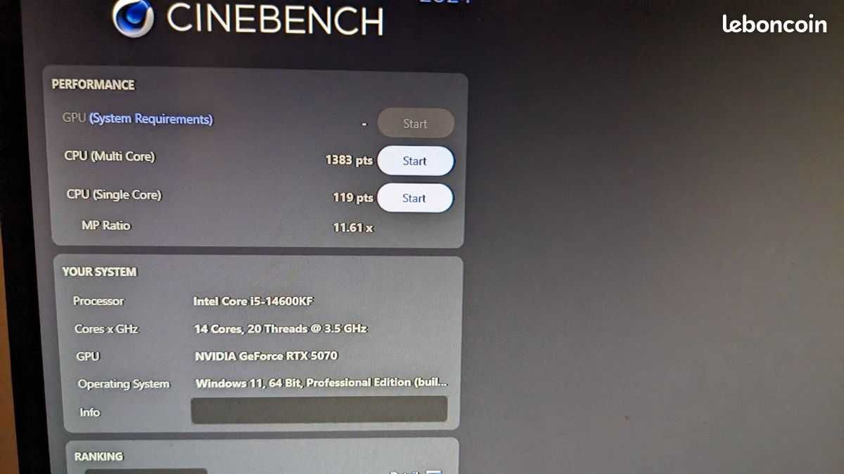 PC Gamer (NOVO) Intel Core i5-14600KF – RTX 5070 – 32 GB RAM DDR5