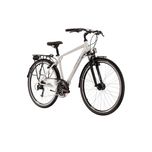 rower kross trans 4.0 biały męski trekkingowy amortyzator shimano